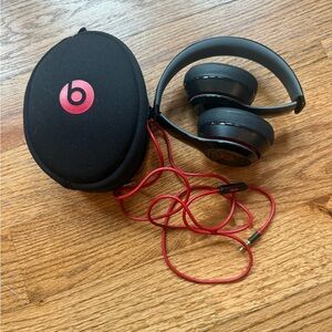 Beats by Dre Over-Ear Headphones - Black and Red